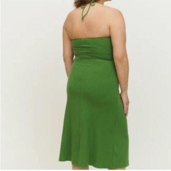 Reformation Hilo Knit Ribbed Midi Halter Dress NWT - Picture 5 of 6